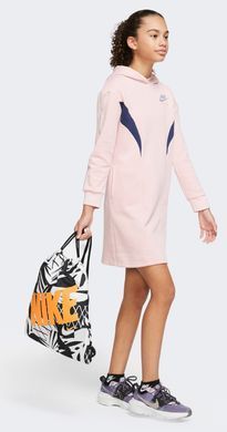 Мішок Nike Y NK DRAWSTRING - CAT AOP 1 чорний, білий, помаранчевий Діт 43 x 36 см