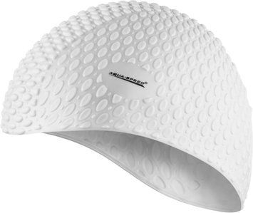 Шапка для плавания Aqua Speed ​​BUBBLE 102-05 белый Уни OSFM