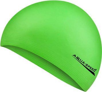 Шапка для плавання Aqua Speed ​​SOFT LATEX 5727 неоновий зелений Уні OSFM