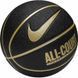 М'яч баскетбольний Nike EVERYDAY ALL COURT 8P DEFLATED BLACK/METALLIC золото, чорний, металичний Уні
