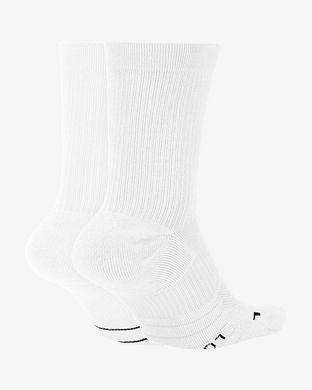 Шкарпетки Nike U NK MLTPLIER CRW 2PR білий Уні 46-50