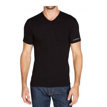 Футболка Kappa T-shirt Mezza Manica Scollo V чорний Чол