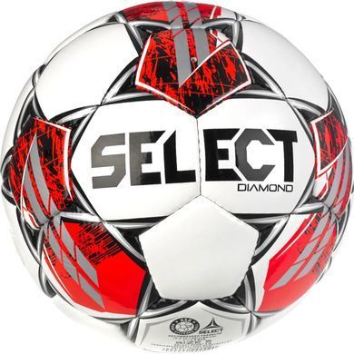 Футбольный мяч Select DIAMOND v23 бело-красный Уни 5