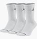 Шкарпетки Nike U J ED CUSH POLY CREW 3PR 144 білий Уні