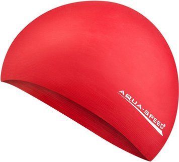 Шапка для плавання Aqua Speed ​​SOFT LATEX 5732 червоний Уні OSFM