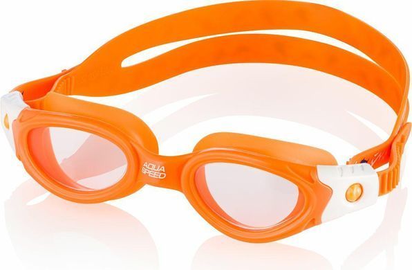 Окуляри для плавання Aqua Speed ​​PACIFIC JR BENDYZZ 8918 помаранчевий, білий Діт OSFM