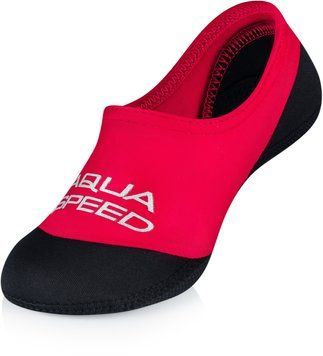 Носки для бассейна Aqua Speed ​​NEO SOCKS 7378 красный, черный Дет 28-29