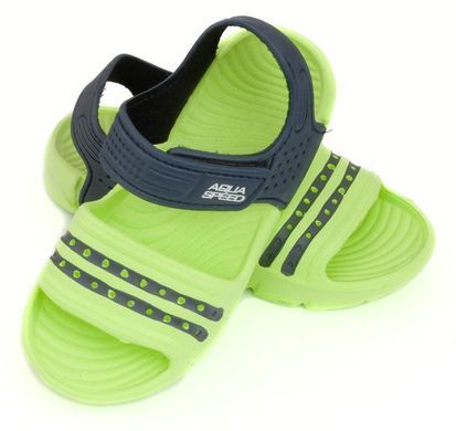 Сандалії Aqua Speed NOLI 6945 зелений, темно-синій Діт 24