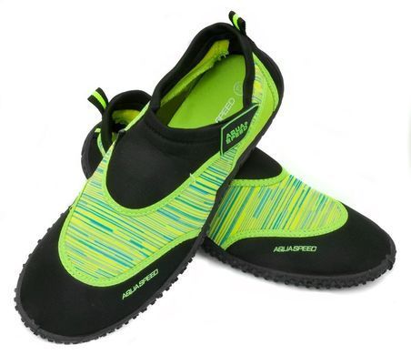 Аквашузы Aqua Speed ​​AQUA SHOE MODEL 2B 6560 черный, зеленый Дет 28