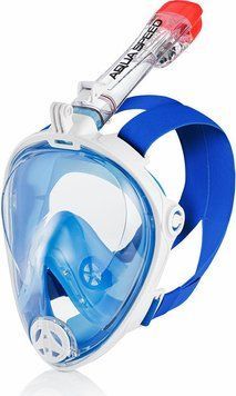 Полнолицевая маска Aqua Speed ​​SPECTRA 2.0 7077 синий, белый Чел L/XL