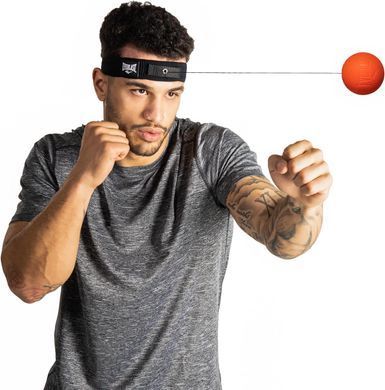 Тренажер для боксу Everlast POWERLOCK REFLEX BALL червоний Уні OSFM