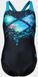 Купальник закритий для дівчат Arena MULTI PIXELS SWIMSUIT SWIM PRO чорний, синій, блакитний Діт 128с