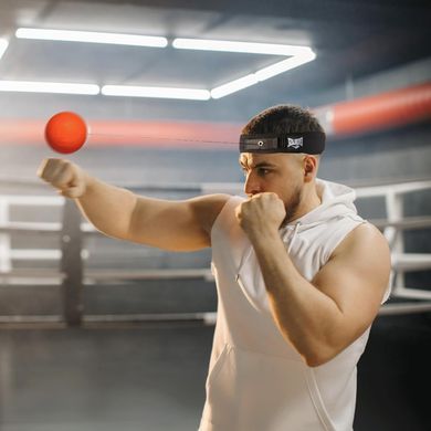 Тренажер для боксу Everlast POWERLOCK REFLEX BALL червоний Уні OSFM