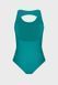 Купальник закритий для жінок Arena SOLID O BACK SWIMSUIT зелений Жін 38