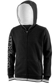 Толстовка дит. Wilson TEAM II FZ HOODY Y Black M