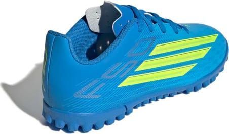Сороконожки детские Adidas F50 CLUB TF J голубой, желтый 35 (2.5UK) 21.2 см