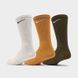 Носки Nike U NK EVERYDAY PLUS LTWT CREW 3PR мультиколор Уни 46-50