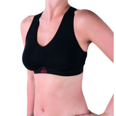 Топ спорт Kappa Reggiseno Sporty c/etichetta logo чорний Жін L/XL