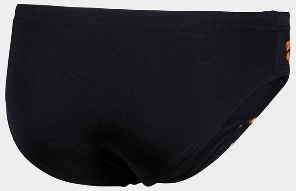 Плавки-сліпи для хлопців Arena SWIM BRIEFS GRAPHIC чорний, помаранчевий Діт 116см